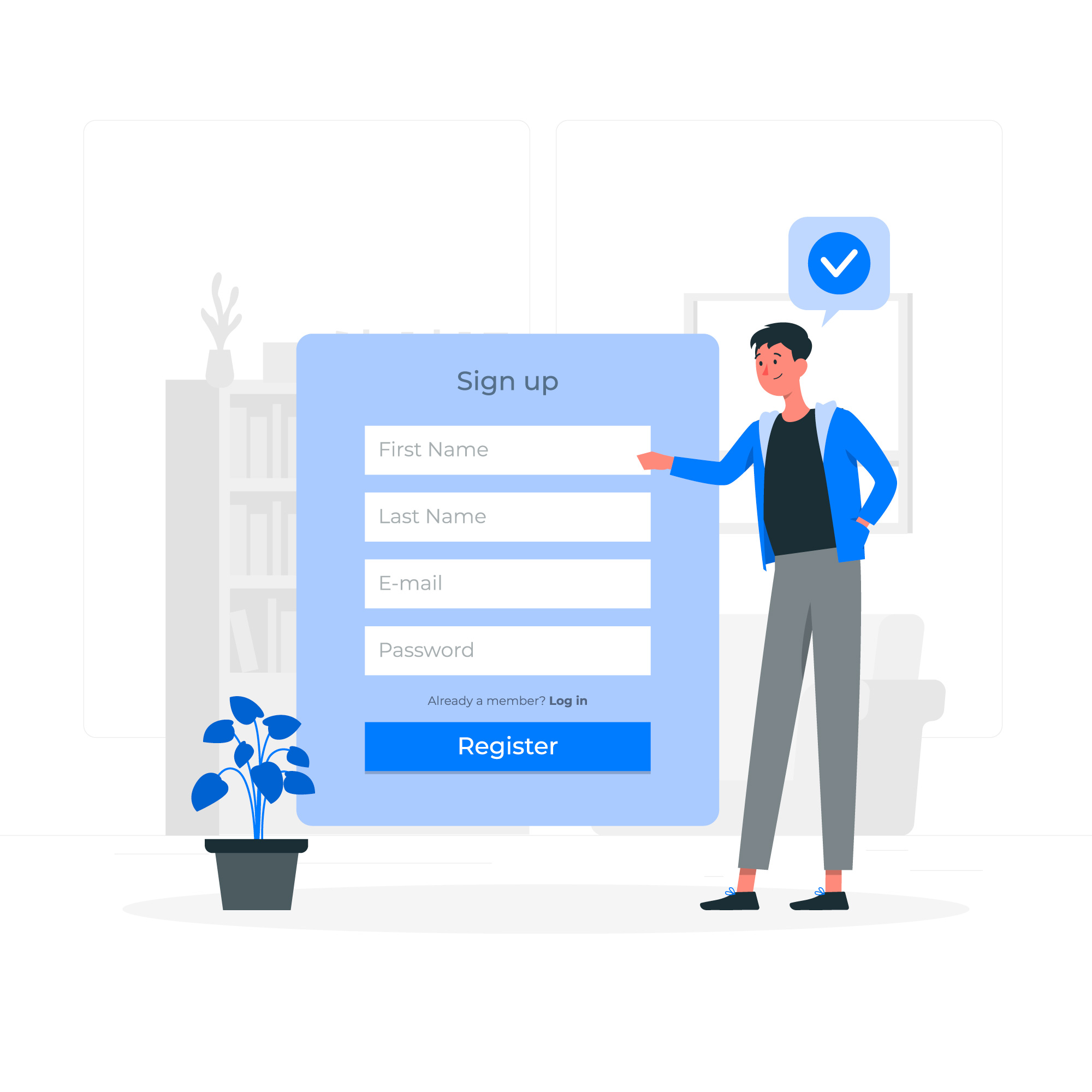 Register Illustration